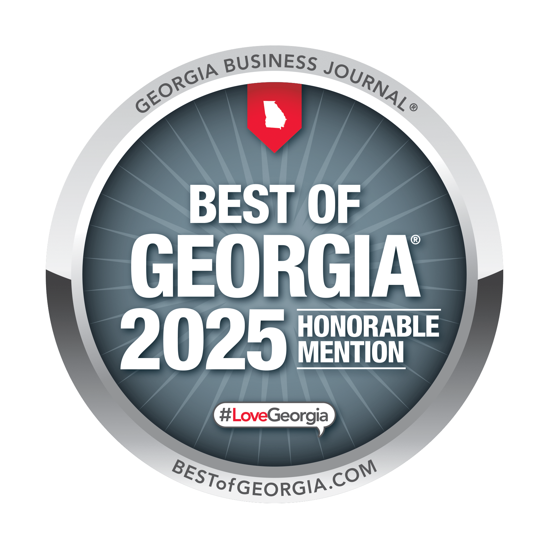 Best of Georgia 2025 Honorable Mention badge